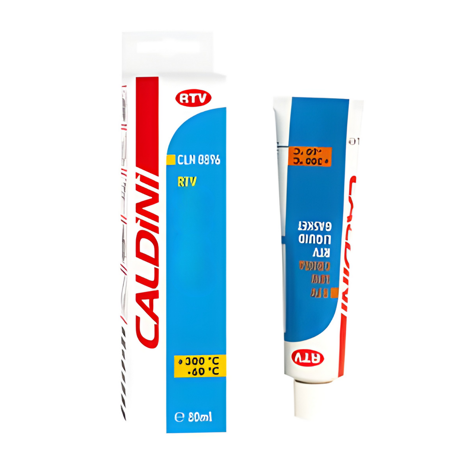 CALDİNİ NÖTR YÜKSEK ISI SİLİKONU TÜP 80 ML KIRMIZI